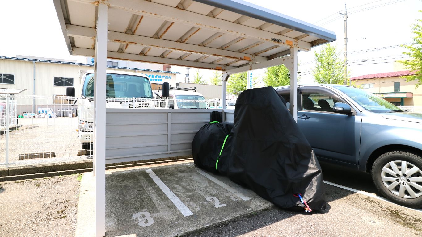 バイク置き場