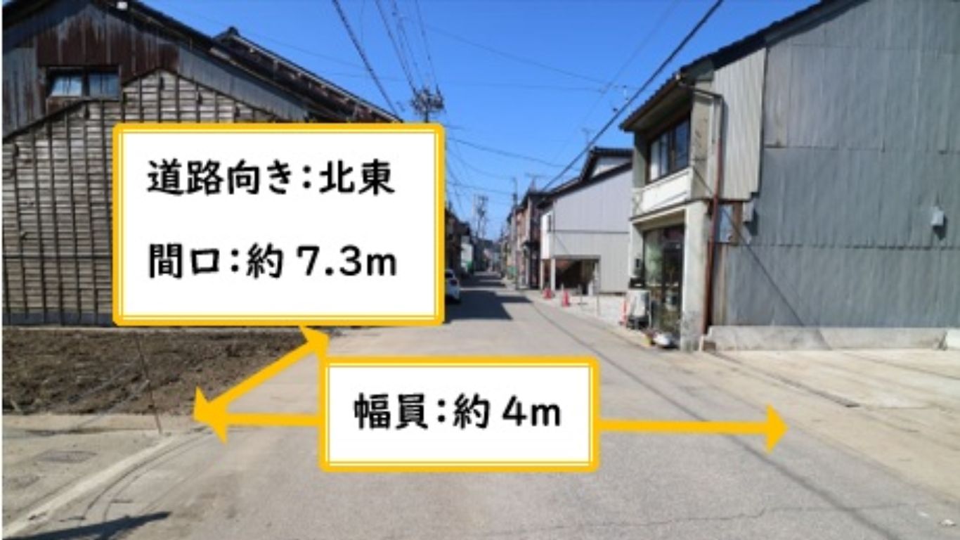 接道状況-間口幅員