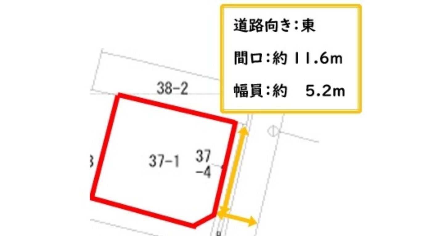接道状況-間口幅員