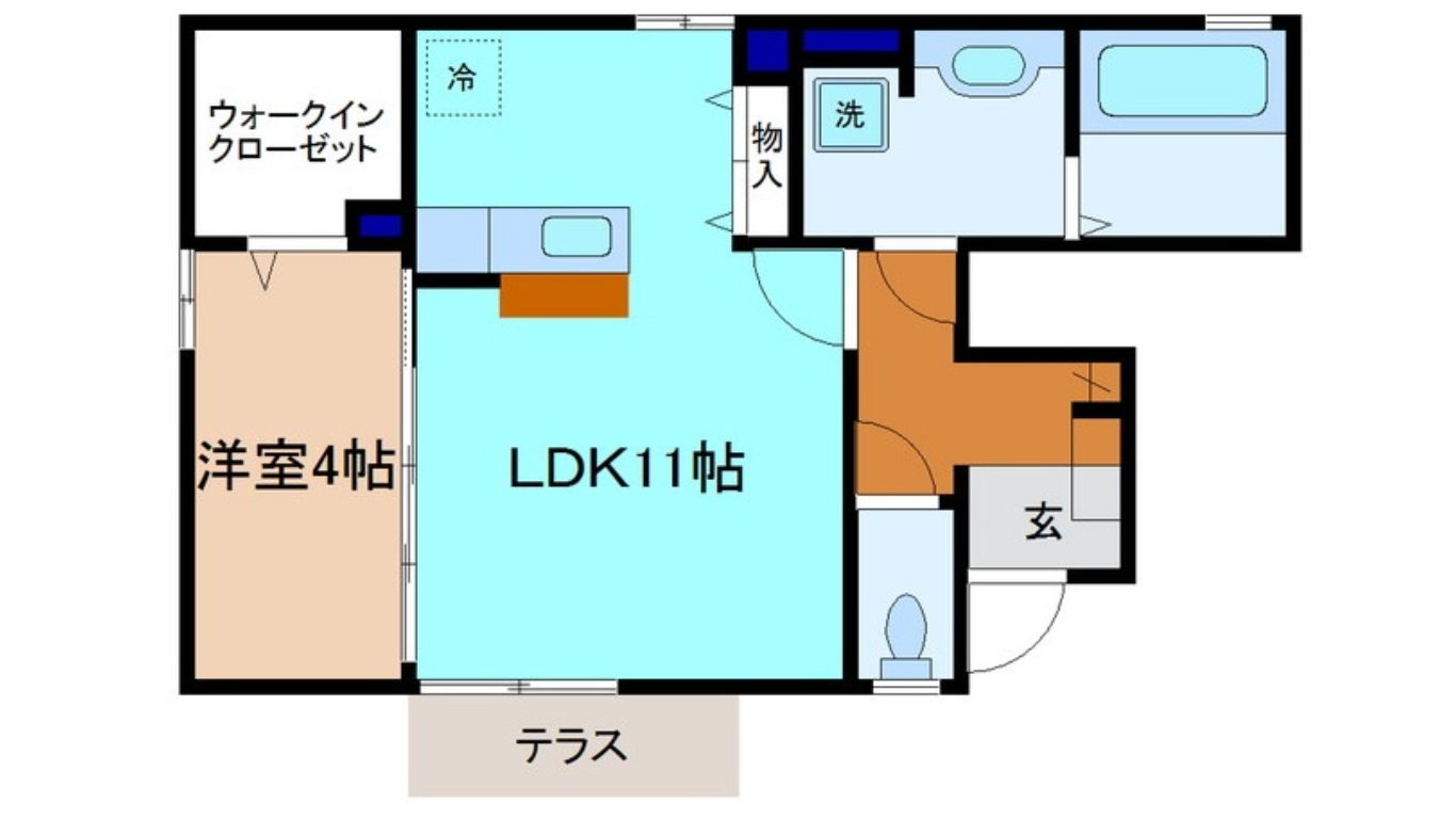 Ⅱ001号室　間取