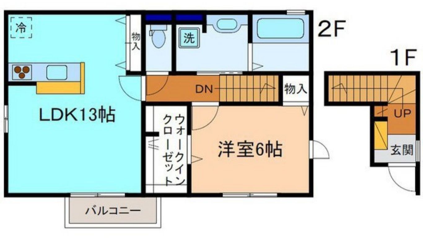 Ⅱ棟002号室　間取