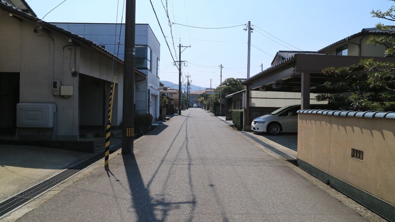 前面道路北→南