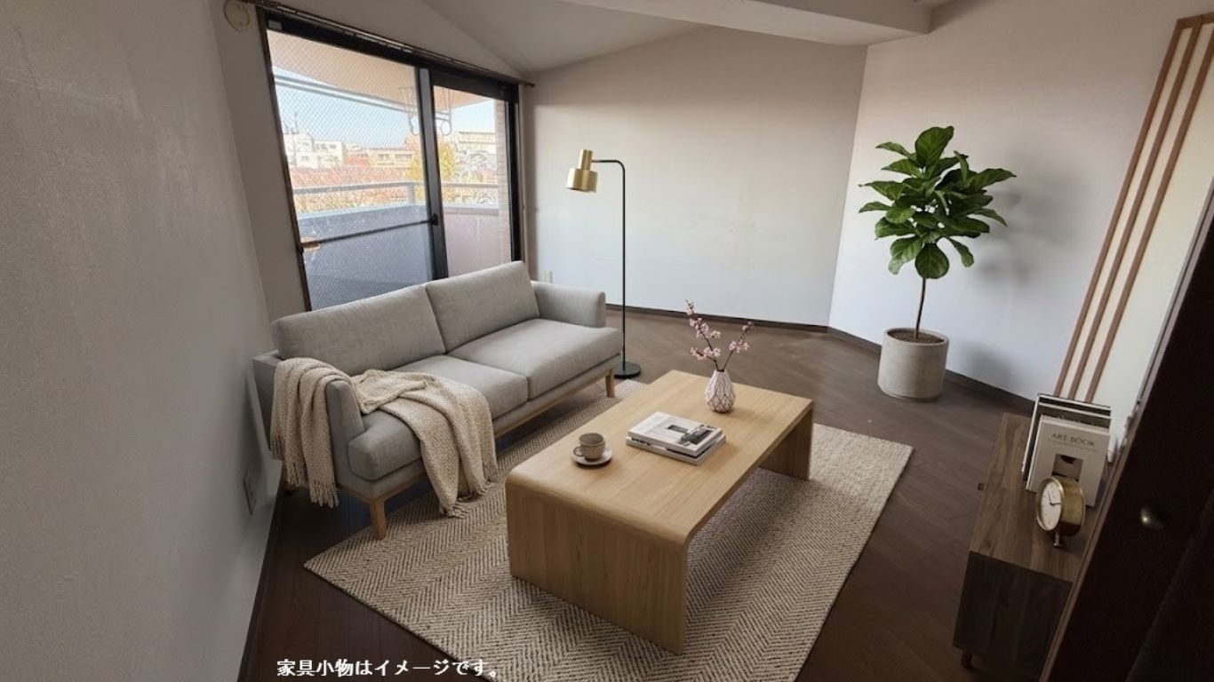 洋室8帖窓側