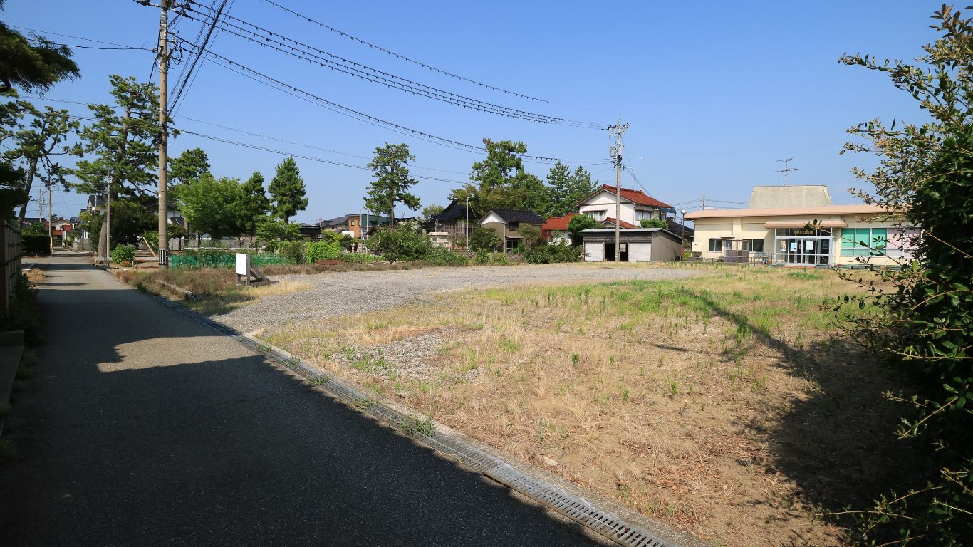 南西から見た土地